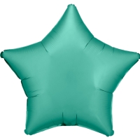 Balónik fóliový Hviezda saténová nefritová 48 cm