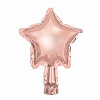 Balnik fliov Hviezdika Rose Gold 12 cm, 25 ks