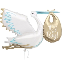 Balnik fliov It's a Boy s bocianom 157 cm