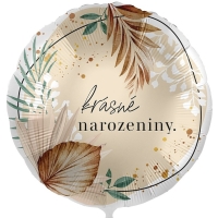 Balnek fliov Krsn narozeniny listy 43 cm