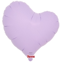 Balónik fóliový Krivé srdce lila 35cm 1 ks