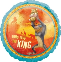 Balónik fóliový Leví kráľ Long Live 43 cm