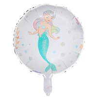 Balónik fóliový Mermaid 45 cm