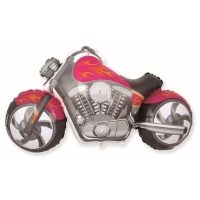 Balnik fliov Motorka pink 61 cm