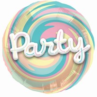Balnik fliov Party 3D, viacfarebn 56 cm