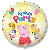 Balnik fliov Peppa Pig Party 48 cm