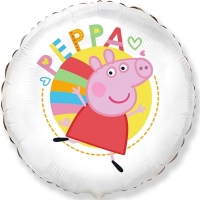 Balnik fliov Peppa Pig biely 48 cm