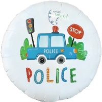 Balónik fóliový Polícia 46 cm