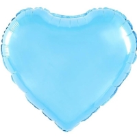 Balónik fóliový Srdce modré 45 cm
