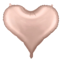 Balónik fóliový Srdce rose gold 61 x 53 cm