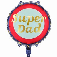Balónik fóliový Super dad 45 cm