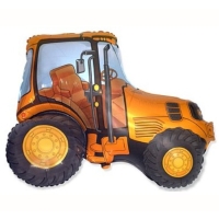 Balónik fóliový Traktor oranžový 61 cm
