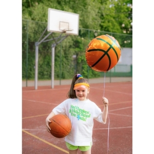 Balnek fliov basketbalov m 45 cm