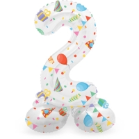 Balnik fliov slo 2 samostojn Vesel prty 72 cm