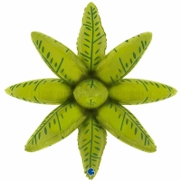 Balnek fliov dekoran zelen hvzda 61 cm