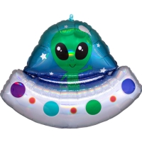 Balnik fliov holografick Ufo Space party 71 x 53 cm