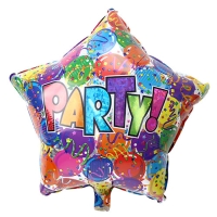 Balnek fliov hvzda PARTY 46 cm