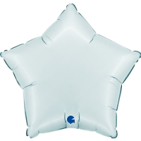 Balnek fliov hvzda satnov svtle modr 46 cm