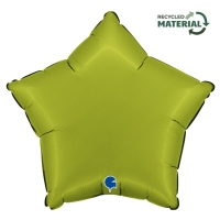Balnek fliov hvzda satnov zelen matcha 46 cm