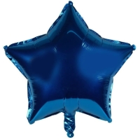Bal�nek f�liov� hv�zda tmav� modr� 45 cm
