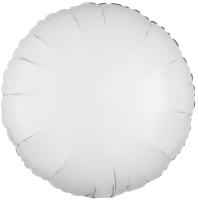Balnik fliov metalick kruh biely 43 cm