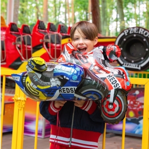 Bal�nek f�liov� motork�� na motorce �erven� 66x53cm