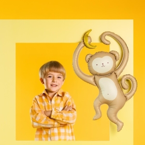 Balónek fóliový Opička 51x88 cm