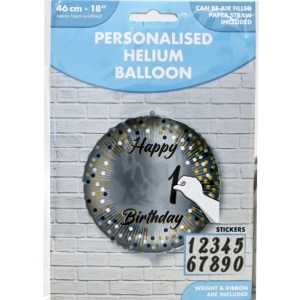 Bal�nek f�liov� pro personifikaci se samolepic�mi ��slicemi Punt�k