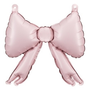 Balónek fóliový růžová mašle do girlandy 5 ks