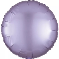 Balónik fóliový saténový kruh lila 43 cm