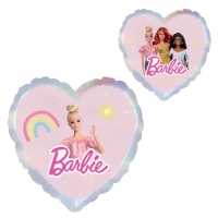 Balónik fóliový srdce Barbie 45 cm