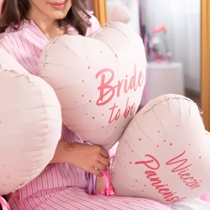 Balnek fliov Bride to be srdko rov 45 cm