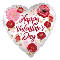 Balnik fliov srdce Happy Valentines Day Kvety 71 cm