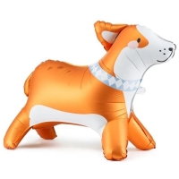 Balnek fliov stojac pes Corgi 88x70 cm