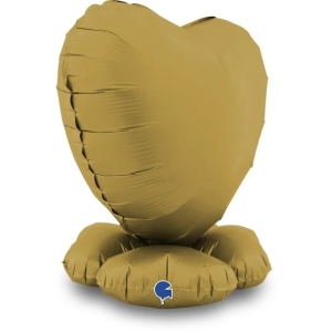 Balnkov zkladna mini srdce satnov zlat 30 cm