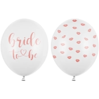 Balnik latexov Bride to be mix biele 1 ks