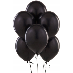 Bal�nek latexov� �ern� 30 cm 1 ks