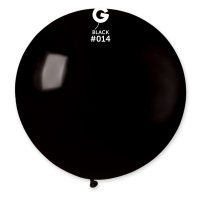 Balónik latexový čierny 80 cm