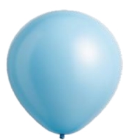 Balnek latexov macaron modr 27 cm 1 ks