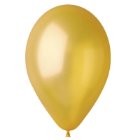 Balnek latexov metalick zlat 30 cm 1 ks