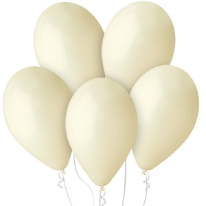 Balnky latexov pastelov ivory 30cm 100ks
