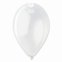 Balónik latexový transparentný 30 cm, 1 ks