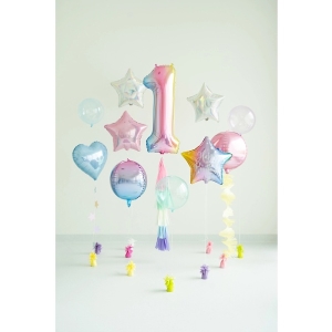 Balnek fliov slo 1 pastelov duhov 86 cm