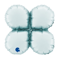 Balóniková základňa kvapky saténová pastelovo modrá 66 cm