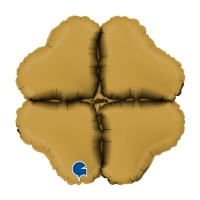 Balóniková základňa srdce saténová zlatá 61 cm