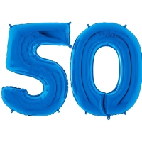 Balnkov set  "50" modr 102 cm