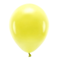 Balnky Eco 30cm pastelov, lut(1 bal. / 10 ks)