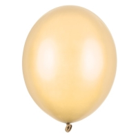 Balnky Strong 30 cm, Metalick svtle oranov (1 bal. / 10 ks)