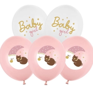 Balnky latexov Baby Girl, mix 50 ks