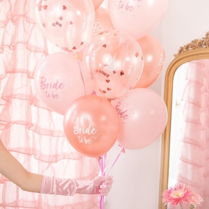 Balnky latexov Bride to be rosegold 30 cm 6 ks